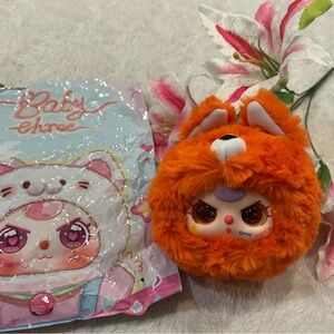 Baby Three - Take Me Out Large Zipper Pouch, Fox with Special Eyes